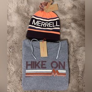 Merrell Pom Hat and Sweatshirt set
